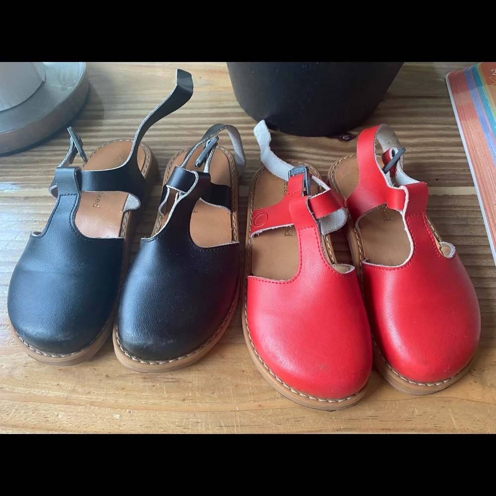 Freshly Picked Leather Maryjanes (2 pairs) both size 10